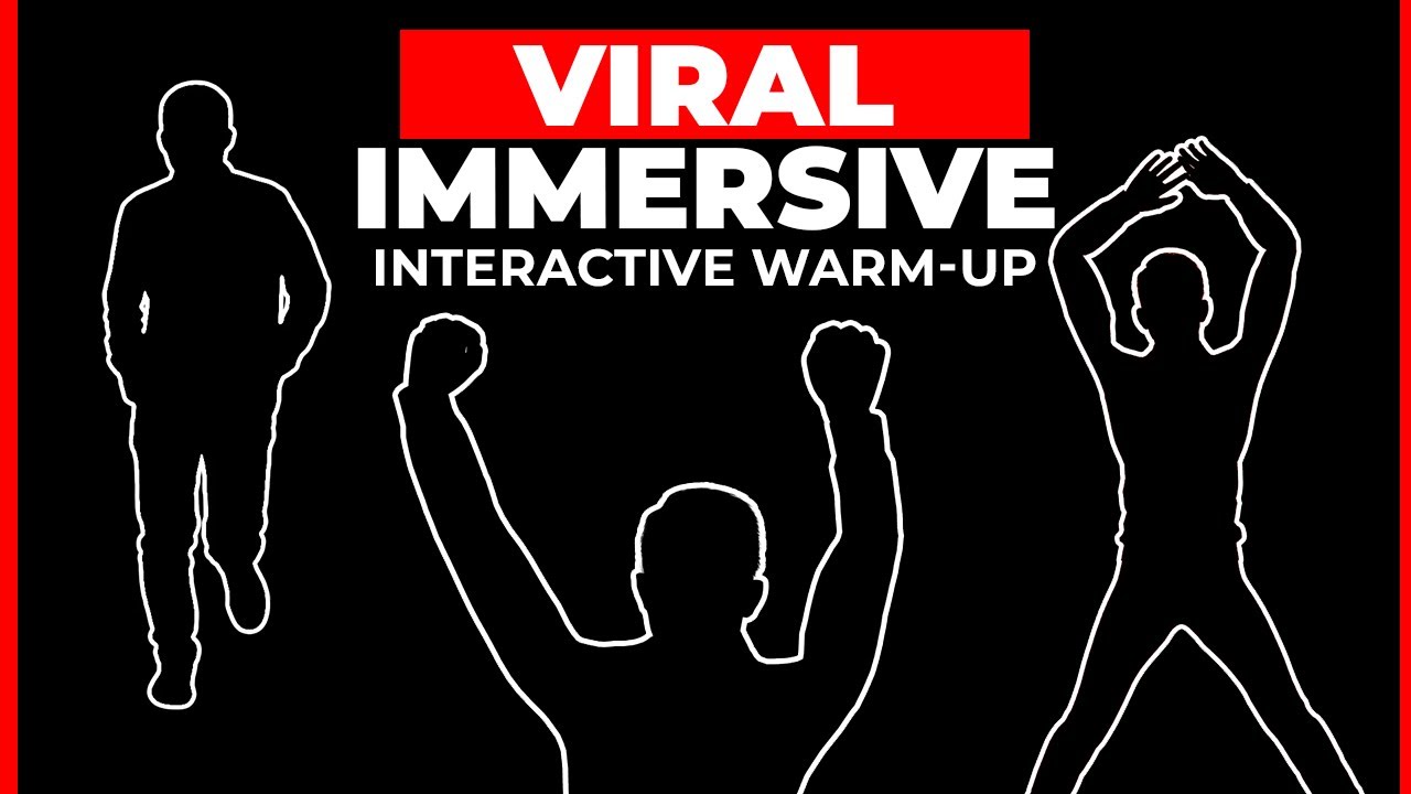 8 minutes Immersive and Interactive warm up (Lose weight Fast and in a fun way)