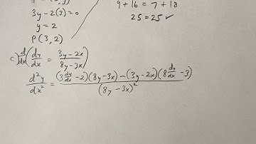 AP Review - Implicit Differentiation - 2004 - Question 4