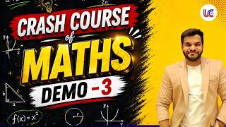 Crash course of maths | Demo -  3 | By Anant Sir