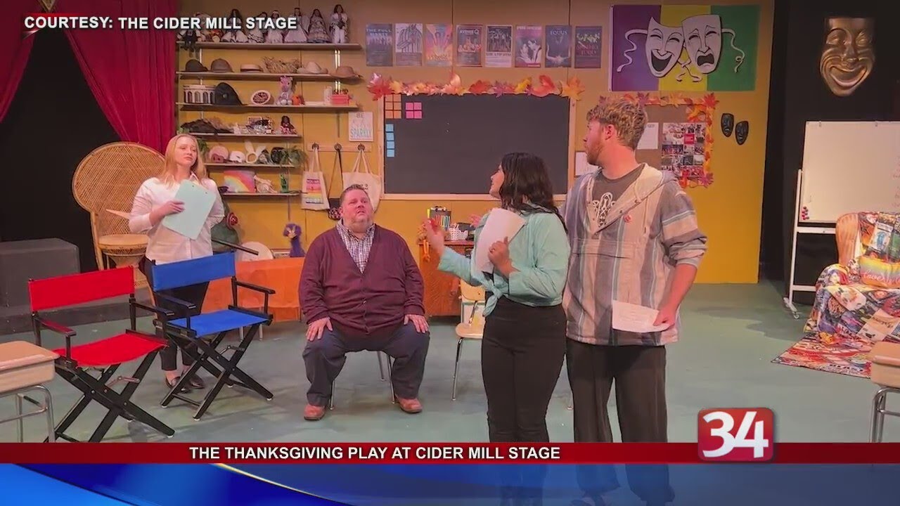The Thanksgiving Play performing at Cider Mill Stage