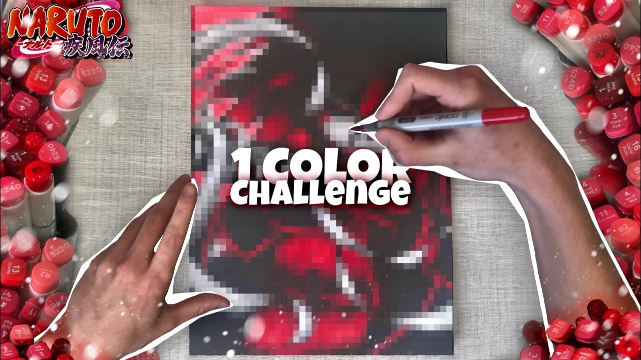 Faire un dessin qu'avec 1 couleur ! (challenge dessin)