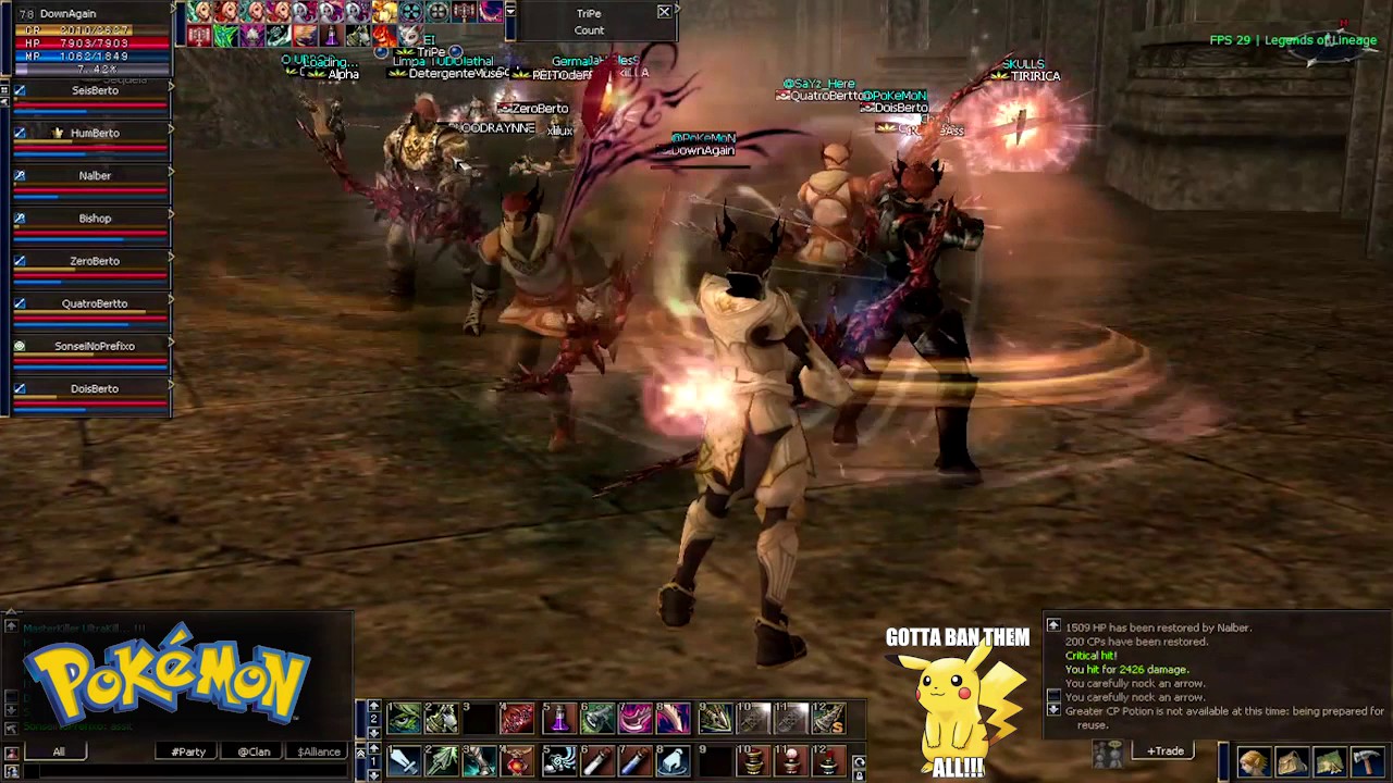 Lineage II - Legends Of Lineage 15x - CP PoKeMoN - YouTube