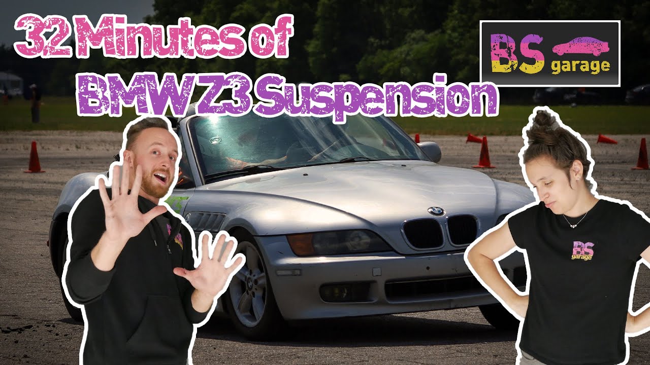 Freshening up our 2000 BMW Z3 suspension! Tie rods, control arms, and