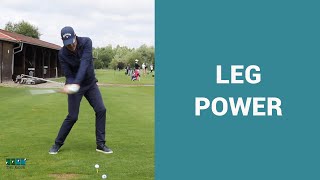Use your legs for more distance with your driver.