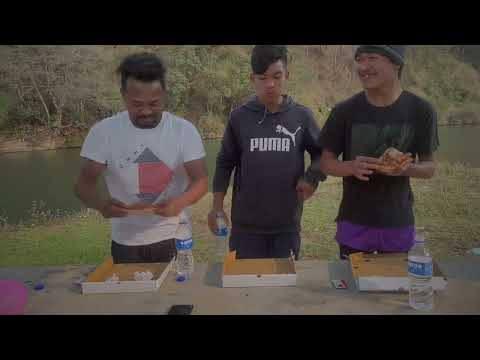 PIZZA 🍕 🍕 🍕 CHALLENGE | RITRE VS HEINITRE VD DAWAN #eatingchallenge