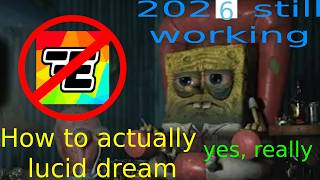(Deprecated) How to lucid dream