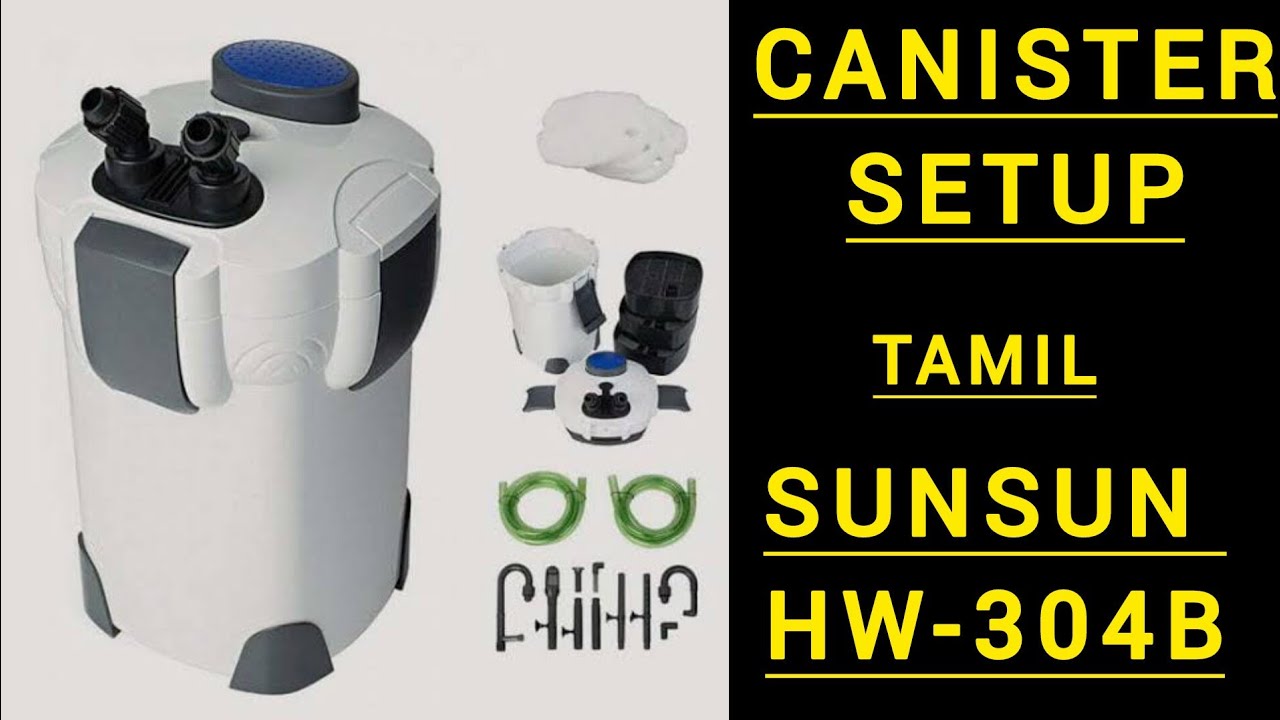 Canister setup Sunsun HW-304B DIY#diy #aquariumfilter #canisterfilter #tamil 