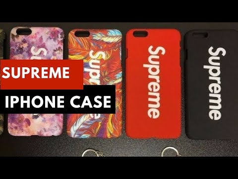 Supreme Iphone 6 6s 7 8 Plus Box Logo Case Matte Red Youtube