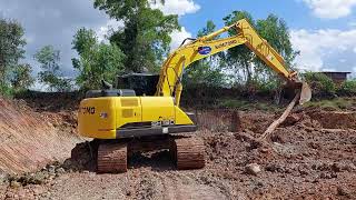 จัดว่าหล่อและเร็ว sumitomo sh1306 งานเปิดบ่อเก่า ดั้มมีหนืดมีชัน excavator and truck ep.9336