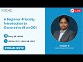 A Beginner-Friendly Introduction to Generative AI on OCI