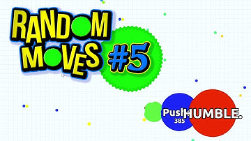 Agar.io - Random Moves #5 - Team Mode