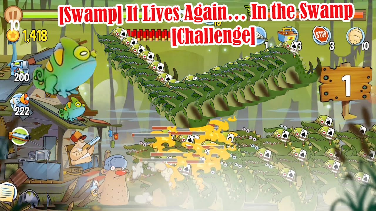 Swamp Attack It Lives Again… In The Swamp Challenge 