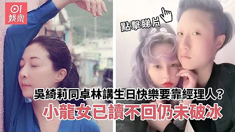 吳綺莉同卓林講生日快樂要靠經理人？　小龍女已讀不回仍未破冰 - 天天要聞