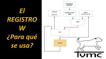 ¿Qué es el REGISTRO W en un PIC y por qué es necesario?