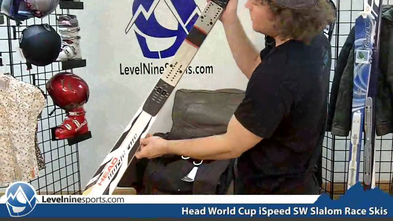 Head World Cup iSpeed SW Slalom Race Skis - YouTube