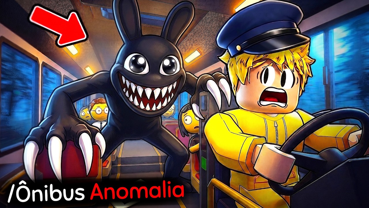 VIREI MOTORISTA no ÔNIBUS de ANOMALIAS no ROBLOX