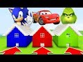 Minecraft :DO NOT CHOOSE THE WRONG HOUSE (GRINCH,SONIC,CARS)Ps3/Xbox360/PS4/XboxOne/PE/MCPE)