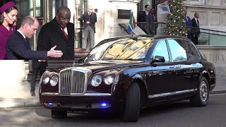 Prince William, Kate travel with President Ramaphosa in Stately Limousine