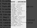 basic → advanced.