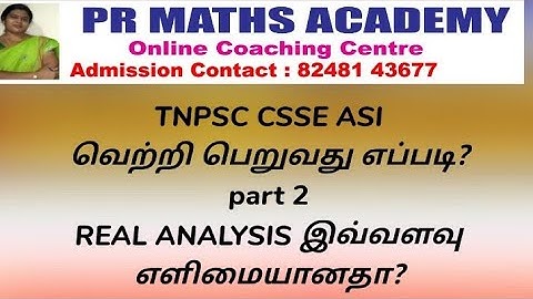 How to Crack TNPSC Combined Statistical Services Exam Assistant Statistical Investigator part 2