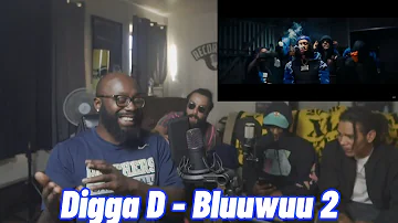 Digga D x Da Guyz - Bluuwuu 2 (GoHamm Fam Reaction)