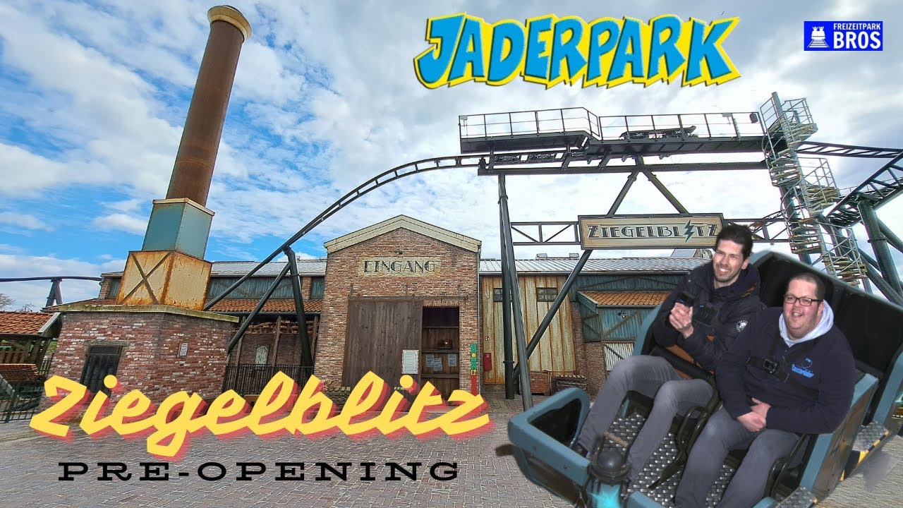 Presse-Opening ZIEGELBLITZ | Jaderpark 2024 | Das ist die neue Achterbahn! (mit Onride)