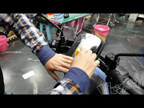 黑幫彩貼 AMOTOR AI-4 儀表保護貼 犀牛皮施工示範