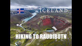 Hiking in Iceland EP 9: Rauðibotn - F210 River crossings, Hike and Drone footage