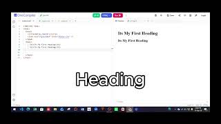HTML Headings Explained: H1, H2 & H3, H4, H5 & H6 🔥 | HTML Tutorial #shorts