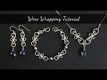 Wire Wrapping Tutorial: Elegant Elven Motif for Earrings Bracelet &amp; Necklace