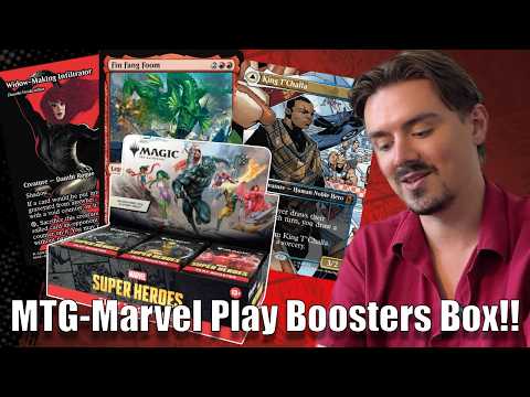 I Opened An MTG Marvel Super Heroes Play Booster Box — Every Rare & Mythic Tracked And Revealed!!