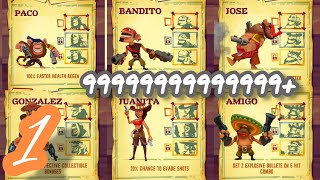 Run and Gun Banditos - Mod Gameplay walkthrough part 1 (Android, iOS) screenshot 4