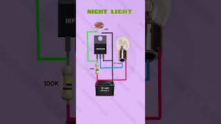 How to Make Automatic Night Light | 12V Bulb Sensor Circui