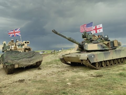 Georgia - U.S. - UK joint military training in Tbilisi - Noble Partner 2016