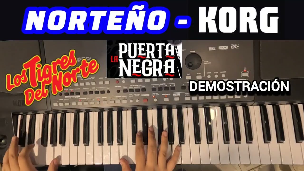 Tutorial La Puerta Negra Tigres del Norte Teclado KORG PA600
