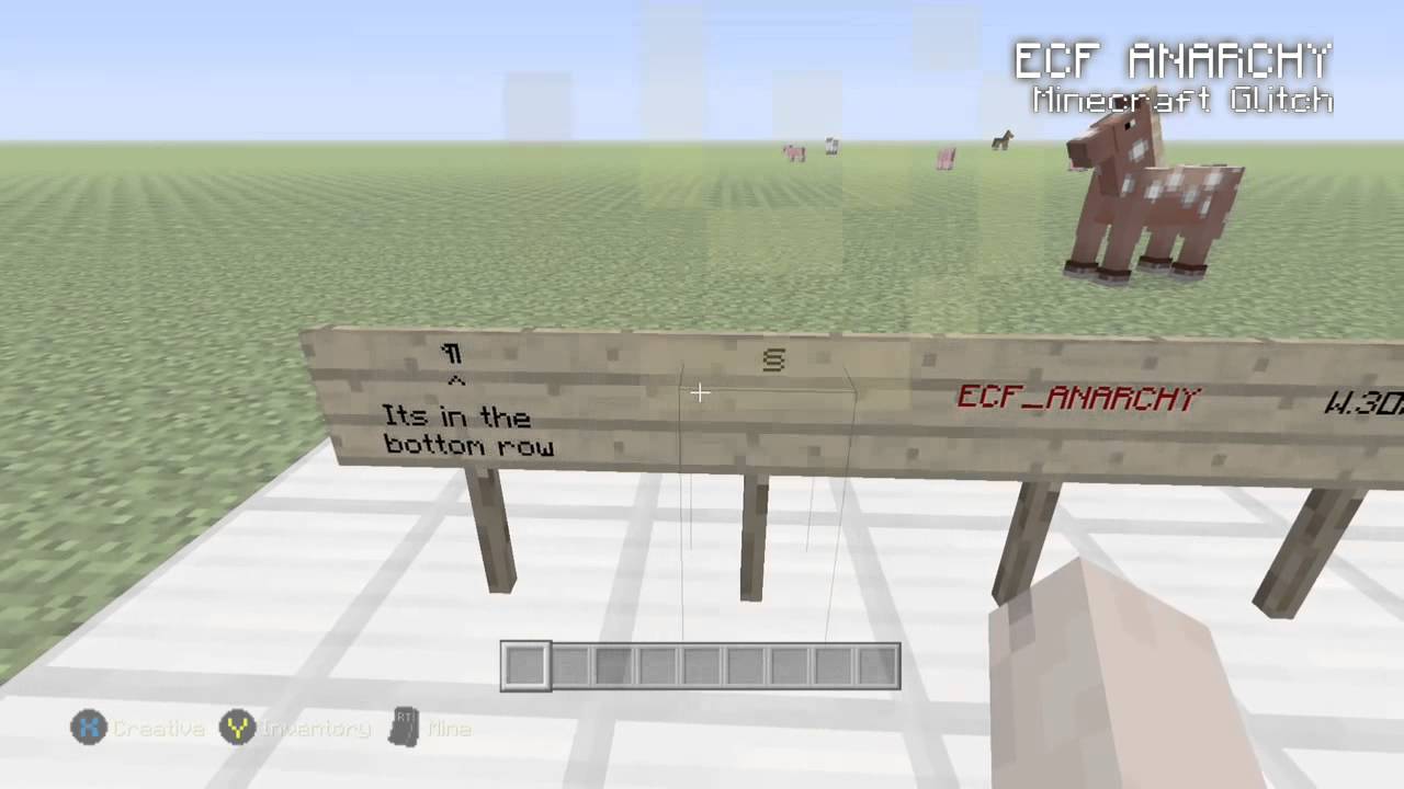 Minecraft Sign Glitch YouTube