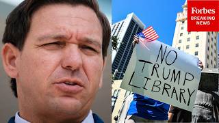 Celebrity DeSantis Asked About Being Named In Lawsuit Against Miami Trump Library: 'Your Reaction To That?' Wealth