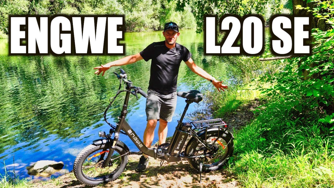Bici Elettrica da 250W e 120Km di AUTONOMIA che arriva a 37Km/h ! ENGWE L20 SE