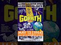 Released On This Day May 15 In 1964 Gorath Toho Kaiju Tokusatsu