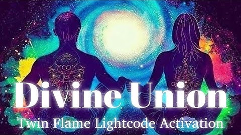 Divine Union Twin Flame 🌌💙💜 Reiki Lightcode Activation