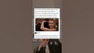 Thumbnail of In The Truman Show (1998), T.Rex's 1973 glam rock song, 20th Century Boy, is turned into