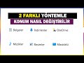 windows 8-10-11 indirilenler Belgeler resimler vb Kayıt Yeri Değiştirme-Taşıma | 2 Farklı Yöntemle