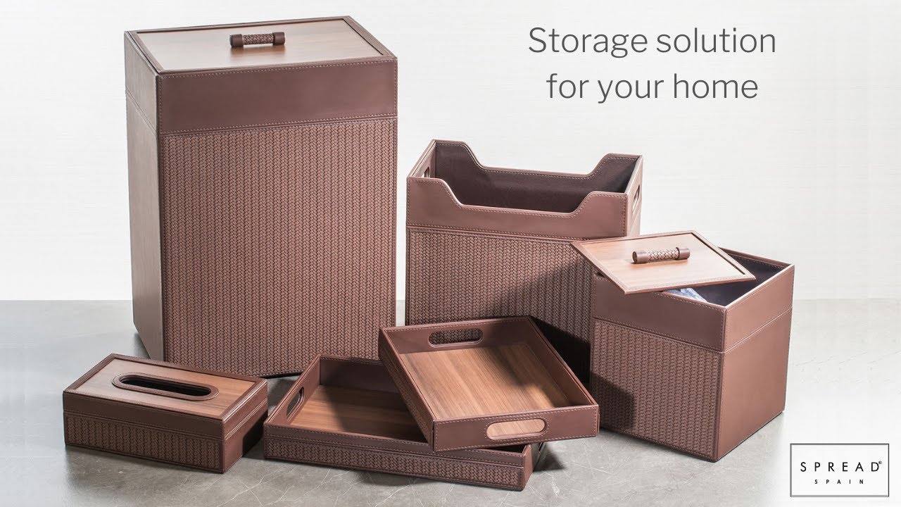 Storage Solution for all your home needs - Made from Italian vegan leather