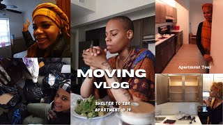HOMELESS 19 year old MOM move from SHELTER to a 2BR NEW APARTMENT in BROOKLYN / Apartment TOUR / NYC
