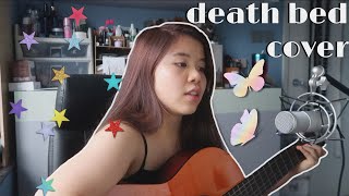 death bed (coffee for your head - powfu ft. beabadoobee acoustic guitar cover)