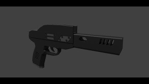 Speed Modelling a Pistol In Blender (Mini-Update)