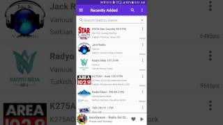 How to Access Recent Added Radio Stations || Radio FM screenshot 1