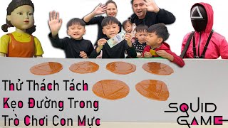 Sơn sì Vlog - Thử Thách Tách Kẹo Đường Trong Trò Chơi Con Mực Thắng Nhận 1Triệu