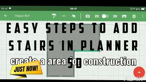 How to build stairs in planner 5d tutorial