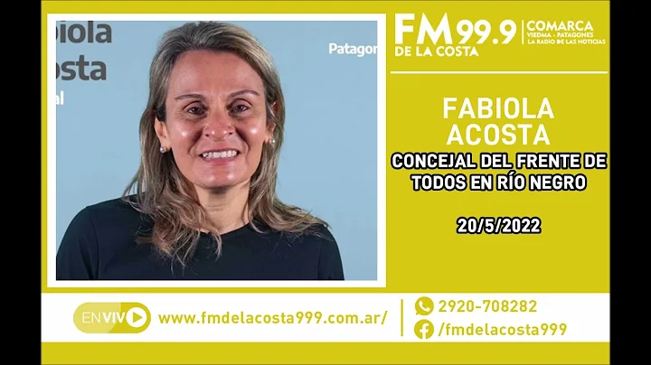 Fabiola Acosta - FM DE LA COSTA 20/5/2022
